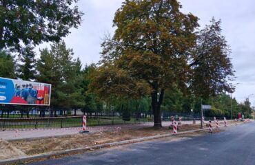 Prace przy Kasztanowcu Miłosz